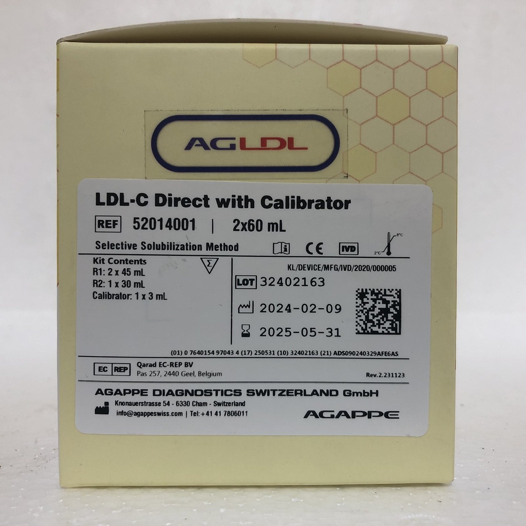 LDL-CHOLESTEROL (D) with Calibrator 2 x 60 mL_Open