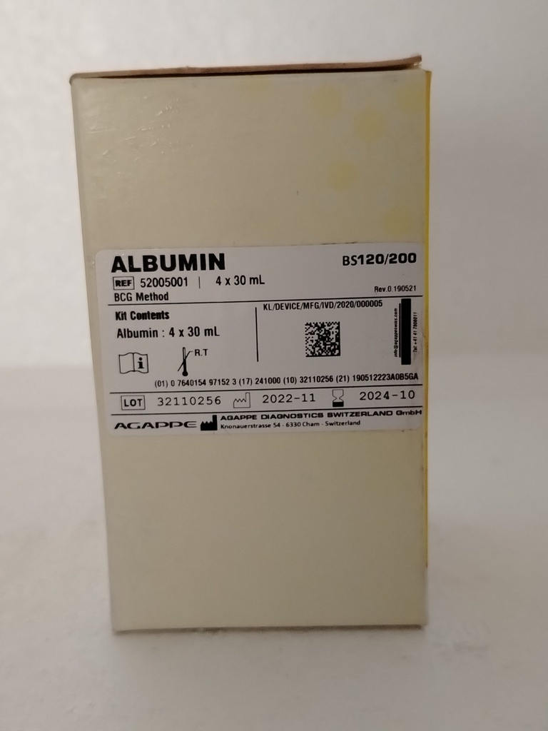 ALBUMIN 4 x 30 mL_Bs Series
