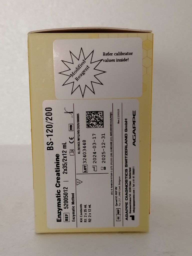 ENZYMATIC CREATININE 2 x 35 /2 x 12 mL_Bs Series