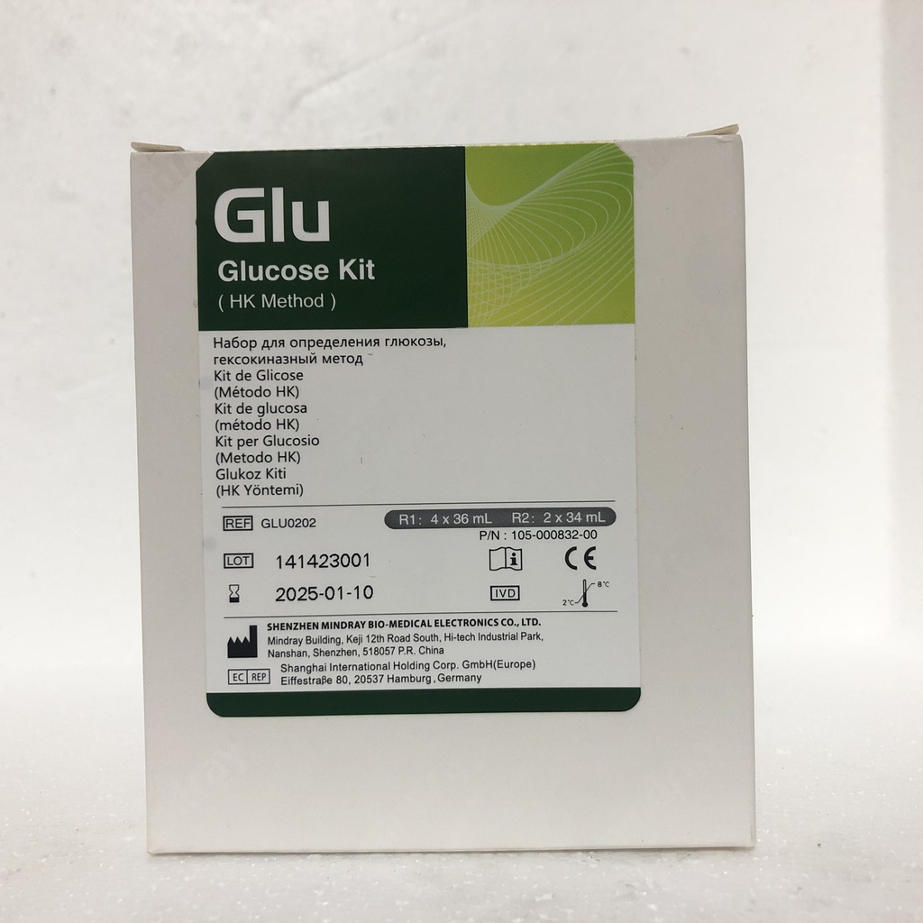 Glucose -HK R1 4×36 mL + R2 2×34 mLh