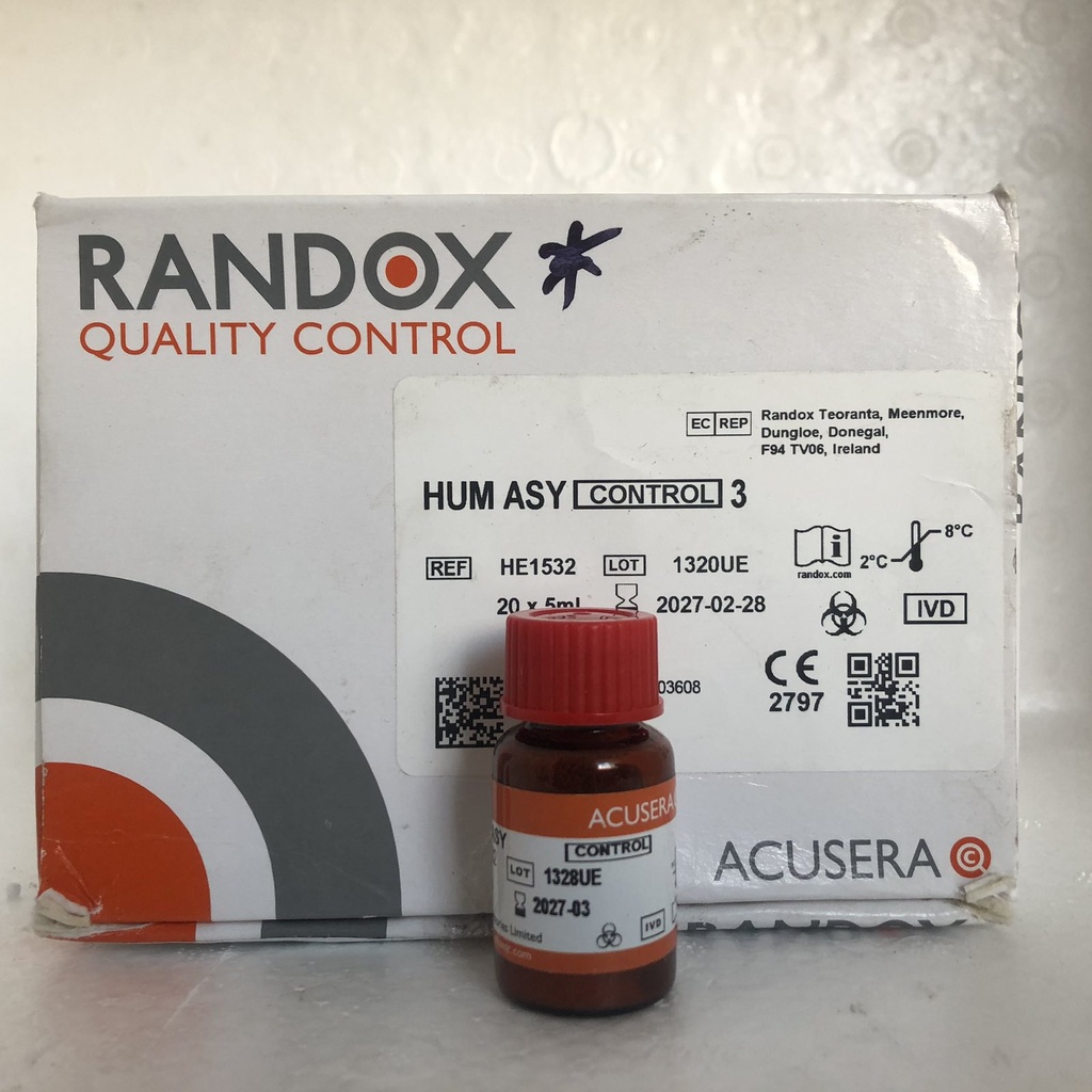 Randox Hum Control Level 3 5ml x 20 bot /Box