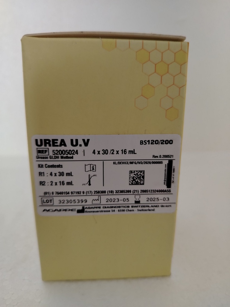 UREA U.V 4 x 30 / 2x16 mL_Bs Series