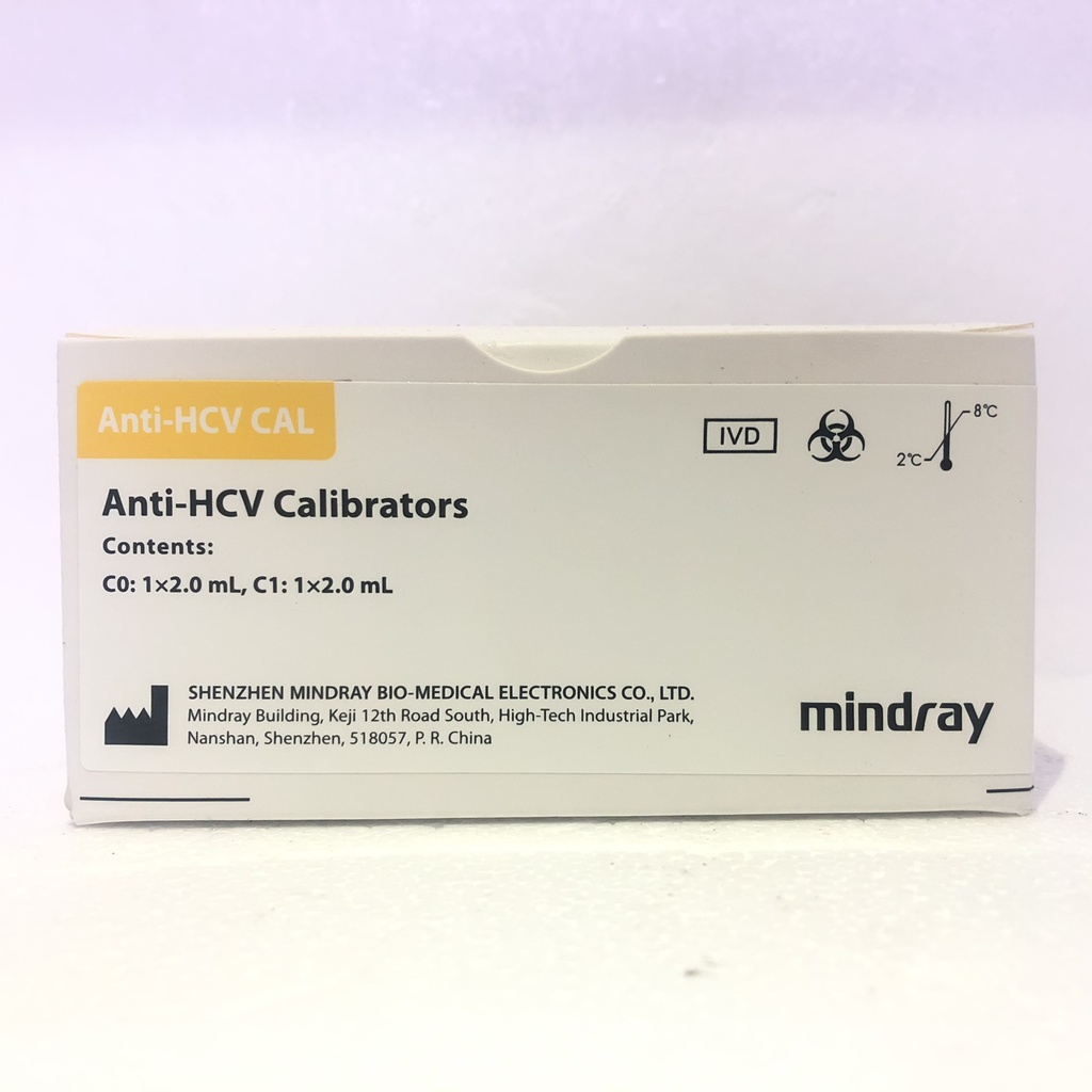 Anti-HCV Calibrators Calibrators 2*2ml: C0, C1 x 2 mL each