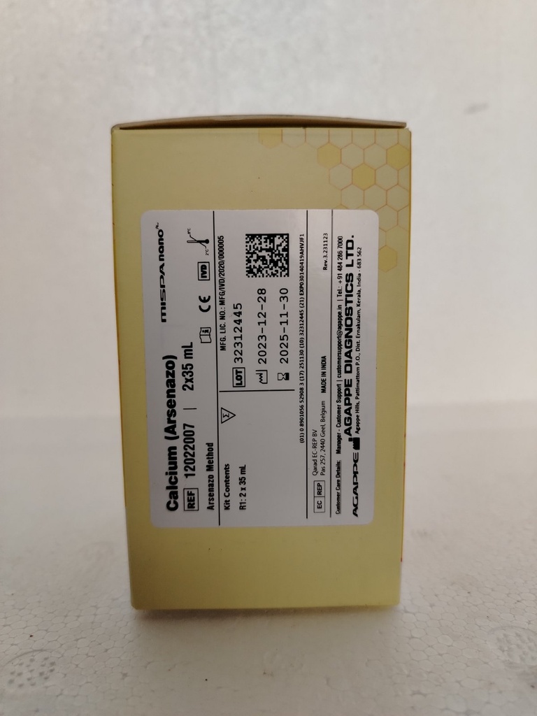 CALCIUM (ARSENAZO) 2x35 mL_Nano Plus