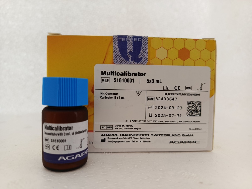 MULTICALIBRATOR 5  x  3 mL